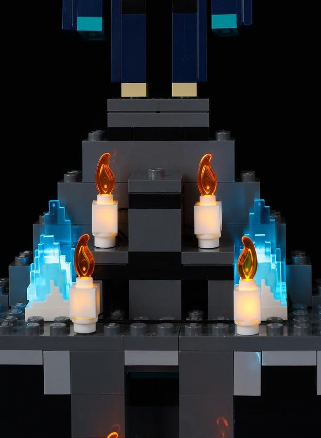 Kyglaring Light Kit Compatible with Lego Minecraft The Deep Dark Battle Warden 21246 Building Blocks, Lights Only, Model Set Not Included, Classic Version - Image 3